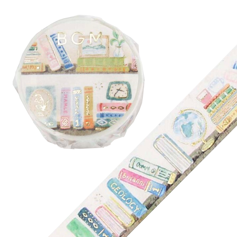 Book Shelf Washi Tape - 15mm