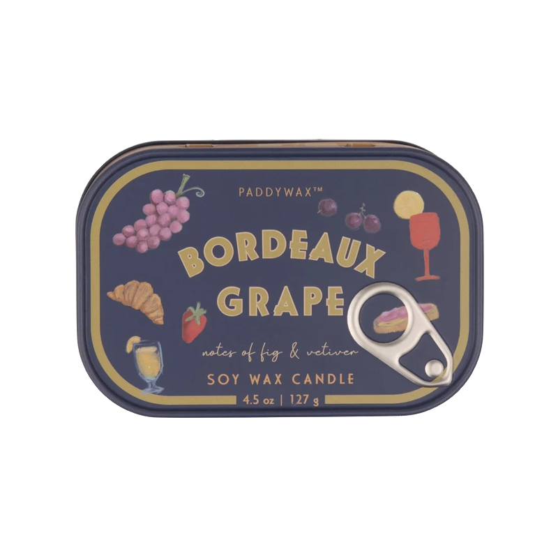 Bordeaux Grape - 4.5 oz Tin Candle