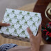 Bows Holly Green Wrap Sheet