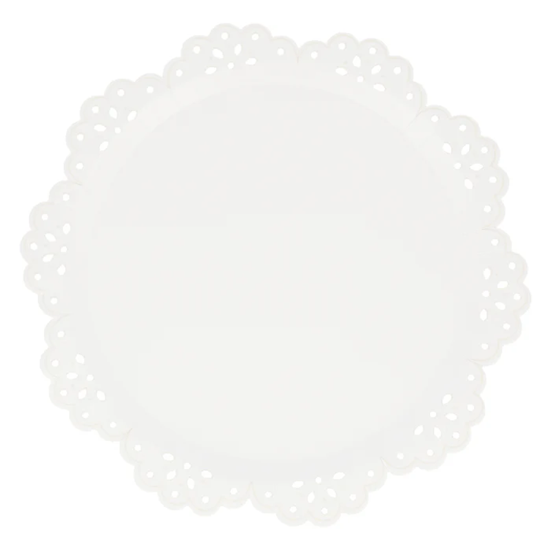 Broderie Anglaise Lace Plates