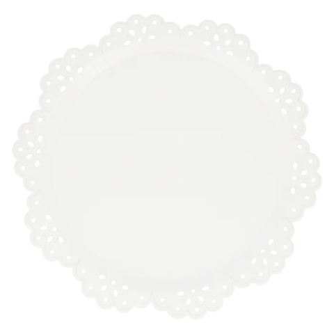 Broderie Anglaise Lace Plates