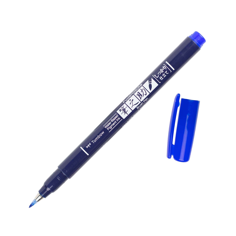 Calligraphy Brush Pen - Blue
