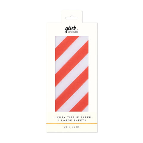 Candy Cane Stripes Tissue Paper Pack
