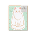 Die-Cut Cat Stationery Set