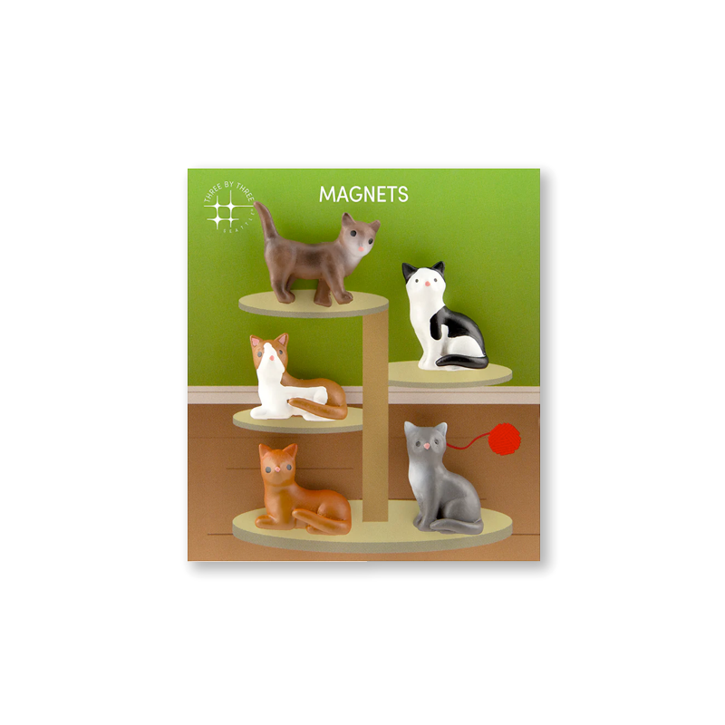 Colourful Cat Magnets