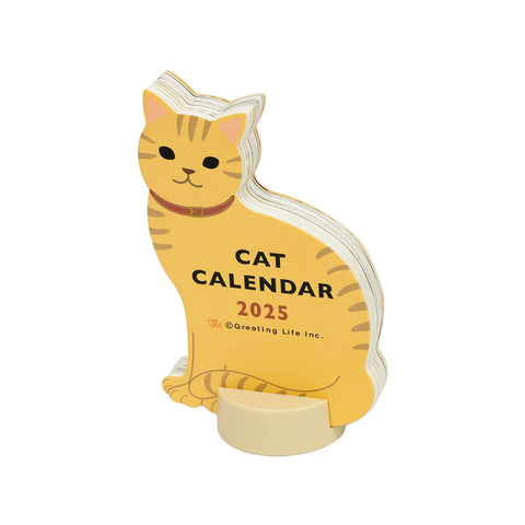 2025 Cat Die Cut Calendar