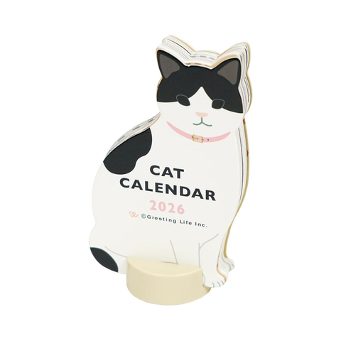 2026 Cat Die Cut Calendar