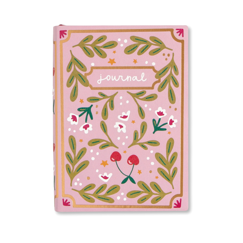 Cherries & Blooms Softcover Book Journal