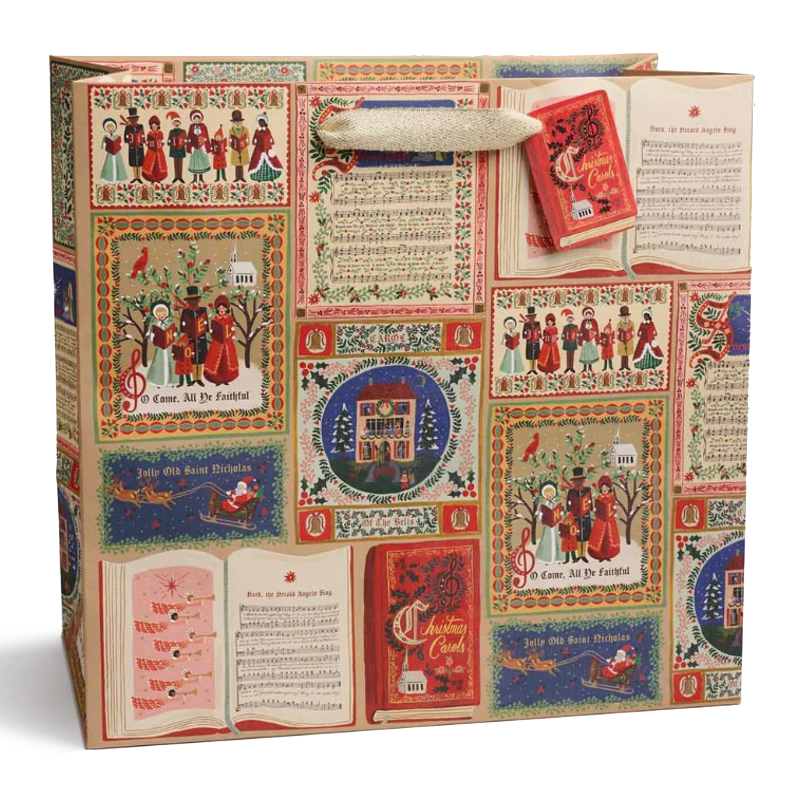 Christmas Carols Large Gift Bag