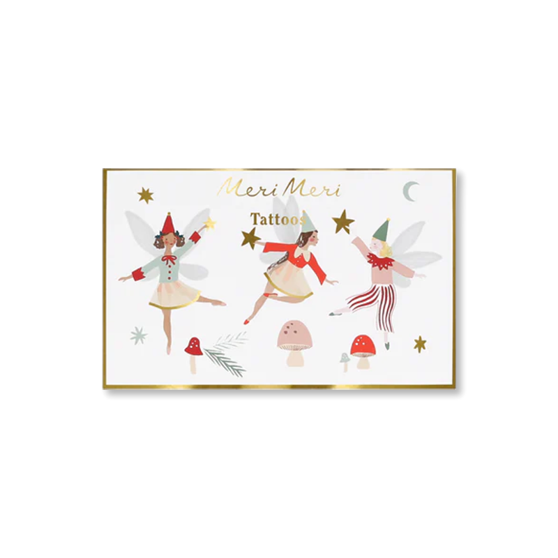 Christmas Fairies Temporary Tattoos