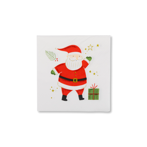 Christmas Icons Paper Cocktail Napkins