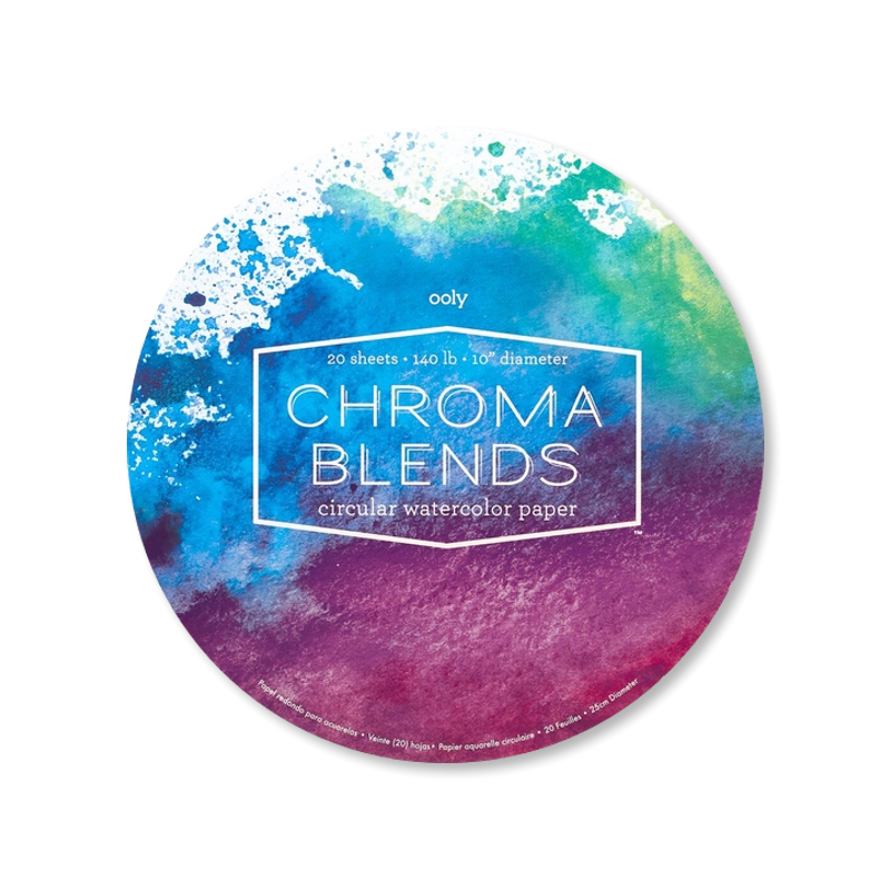 Chroma Blends Circular Watercolour Paper Pad