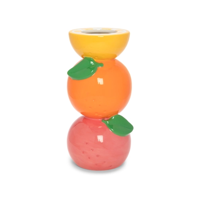 Stacked Citrus Vase