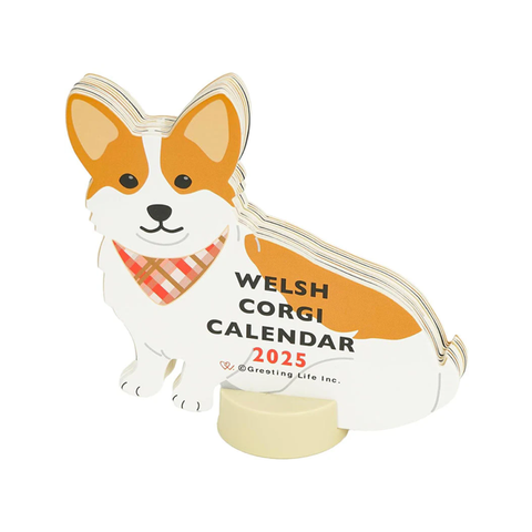 2025 Welsh Corgi Die Cut Calendar