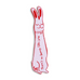 Cute Bunny Leather Bookmark - Pale Pink