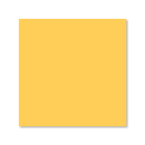 15cm Single Colour Dark Yellow - 100 Sheets