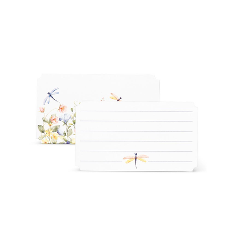 Dragonfly & Floral Mini Note Cards