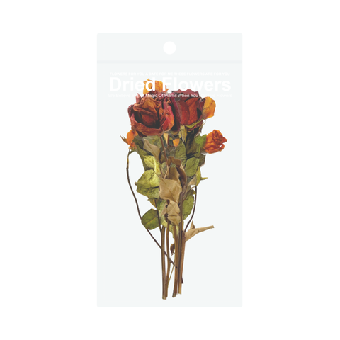 Dried Flowers Collage Stickers - Roses