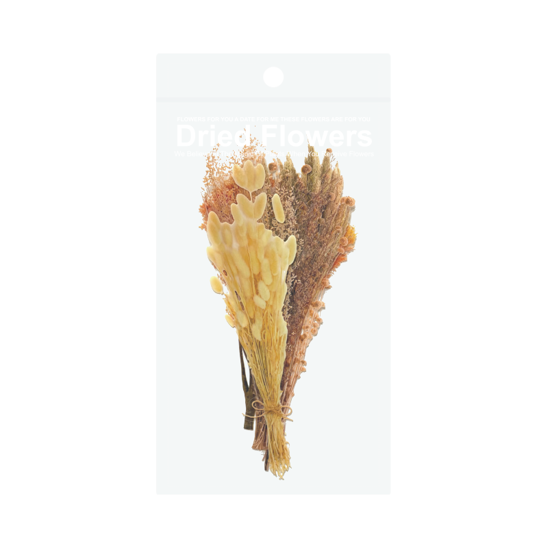 Dried Flowers Collage Stickers - Grass