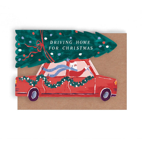 Driving Home For Christmas Single Card