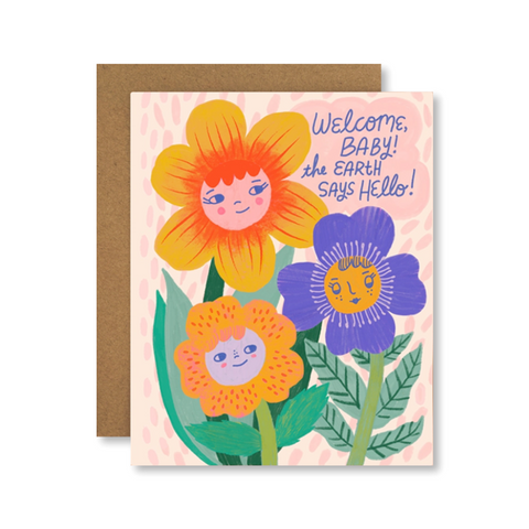 Earth Says Hello Single Card