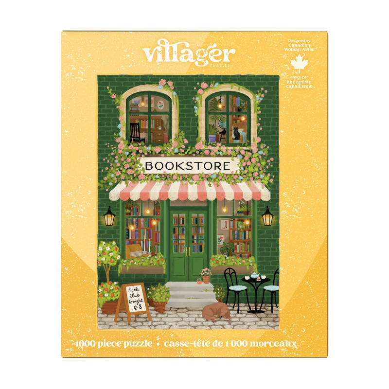 Emerald Bookstore 1000 Piece Puzzle