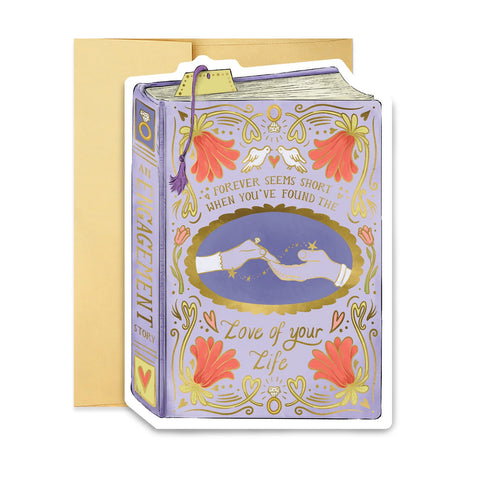 Engagement Book Cover Single Card