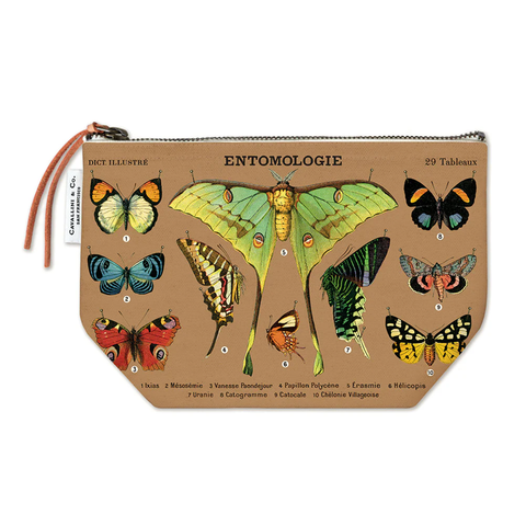 Entomology Vintage Pouch
