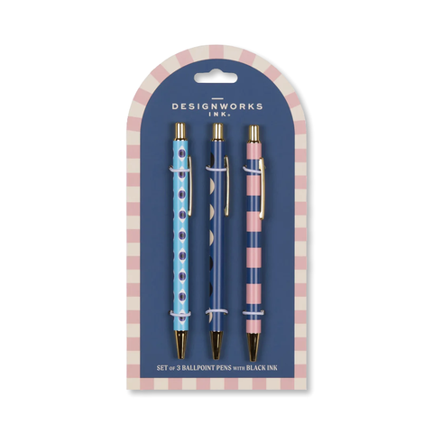 A Dopo! Eye, Moon, & Stripes Pen Set