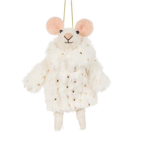 Fancy Felicia Felt Ornament