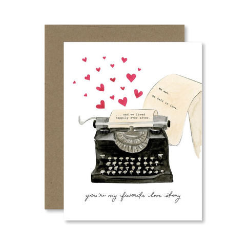 Favourite Love Story Single Card