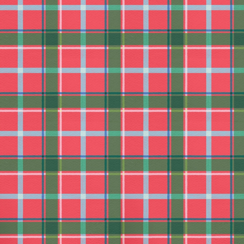 Festive Plaid Gift Wrap Sheet