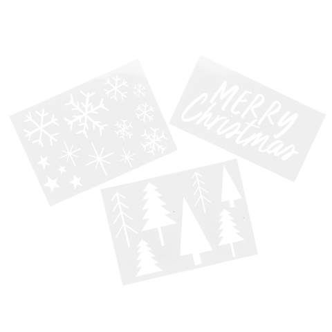 Festive Stencil Set - 3 Sheets
