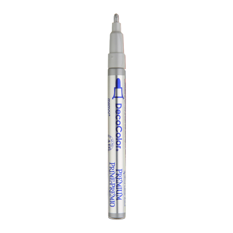 DecoColor Premium Fine Tip Marker - Silver