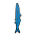 Fish "Any Fin Is Possible" Leather Bookmark