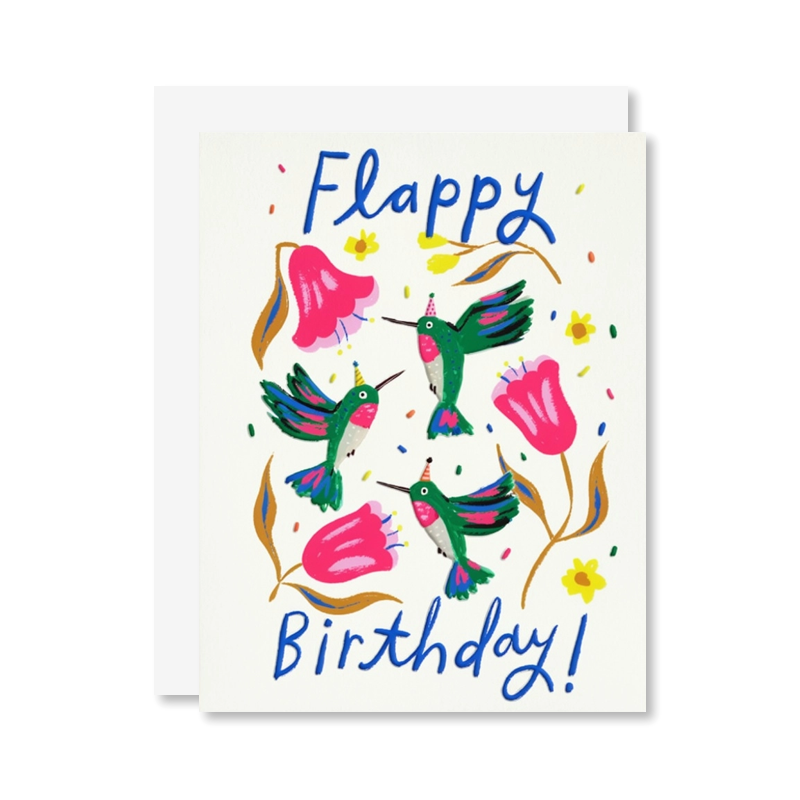 Flappy Birthday Single Card
