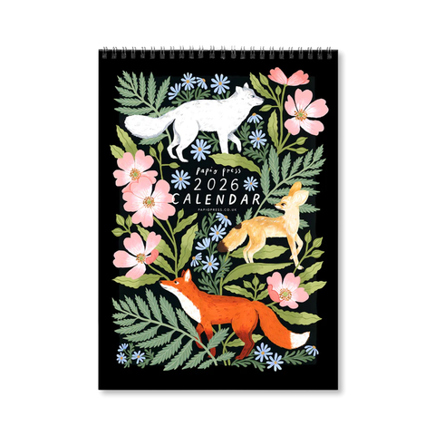 2026 Flora & Fauna Wall Calendar