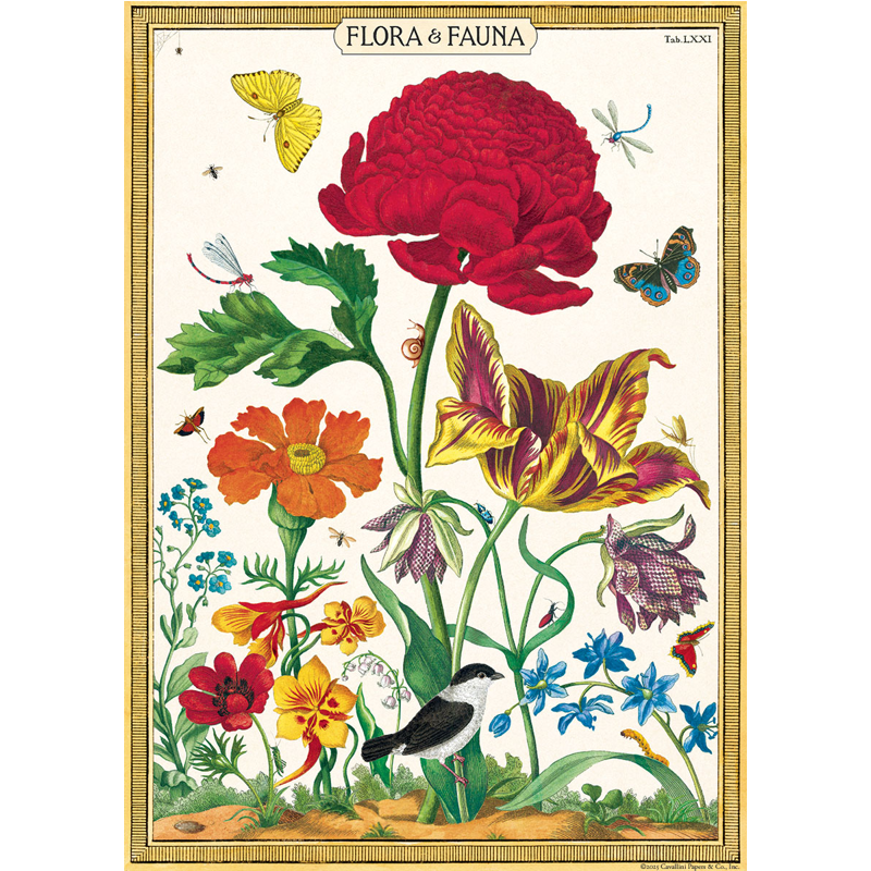 Flora & Fauna Poster Wrap