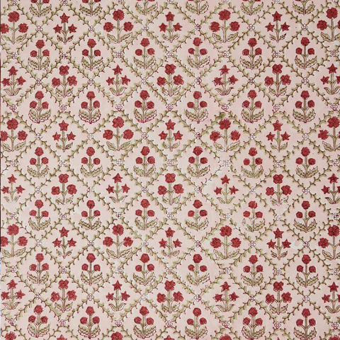 Floral Lattice Winter Red Wrap Sheet