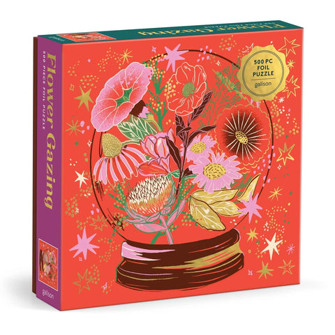 Flower Gazing 500 Piece Foil Puzzle