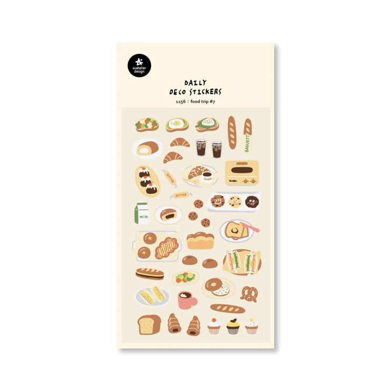 Food Trip Deco Sticker Set