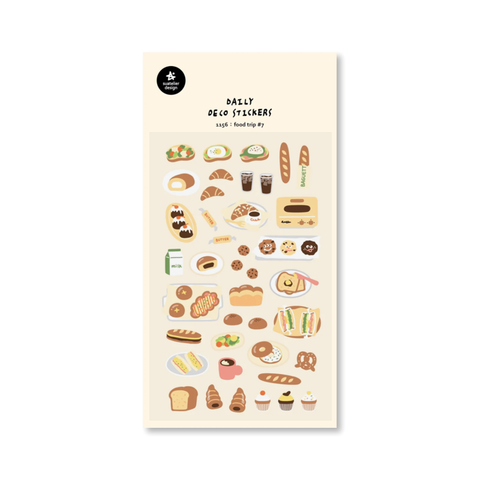Food Trip Deco Sticker Set