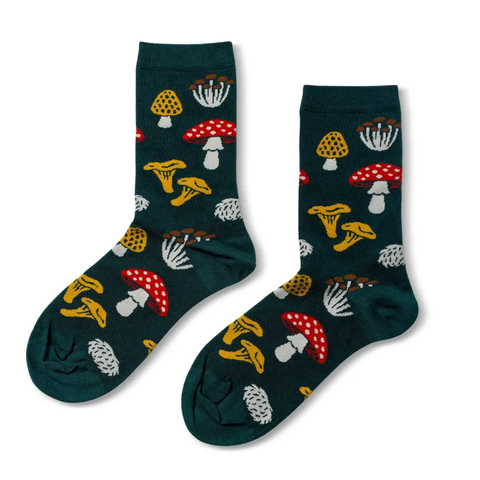 Forest Fungi Crew Socks