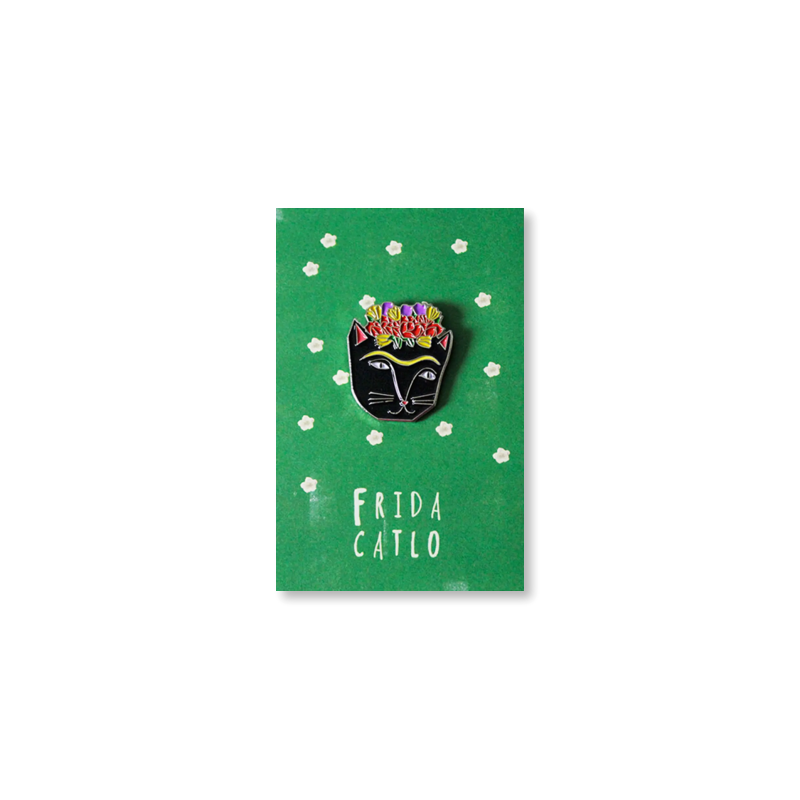 Frida Catlo Enamel Pin
