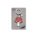 Friend of The Forest Mushroom Enamel Keychain