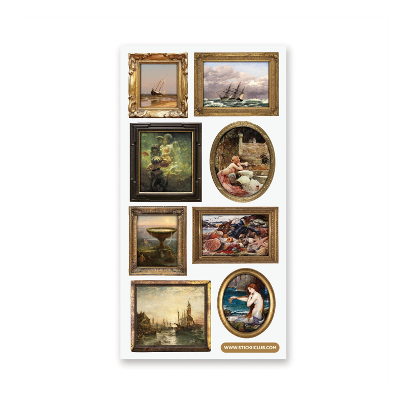 Gallery By The Sea Sticker Sheet