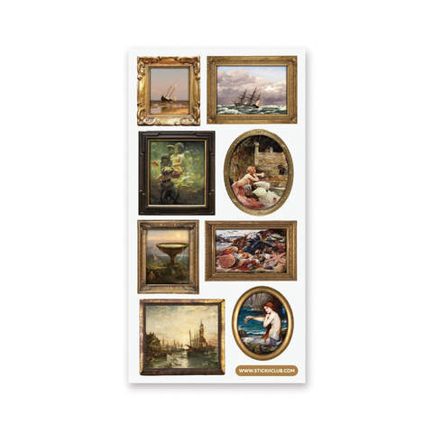 Gallery By The Sea Sticker Sheet