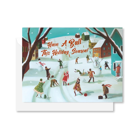 The Great Snowball Fight Single Card