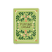 Green Floral Playing Cards