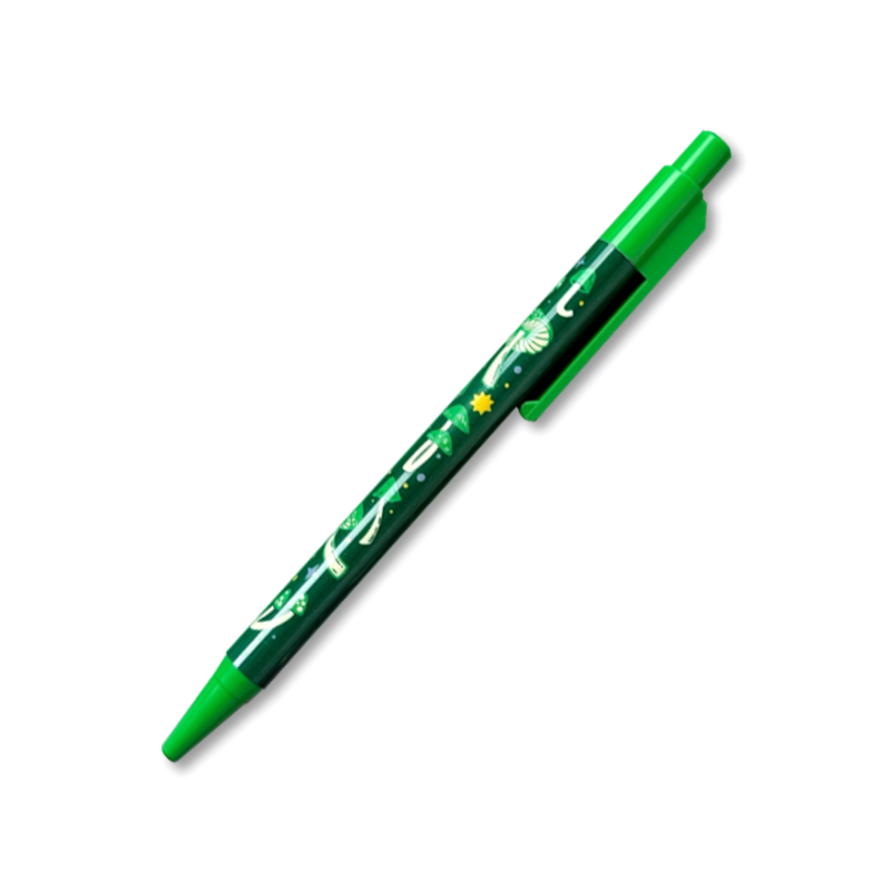 Green Mushroom Ballpoint Pen